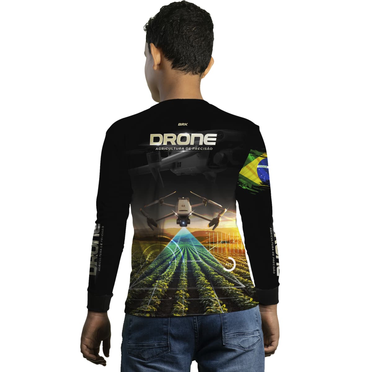 Camisa Agro Brk Drone de Monitoramento com Proteção Solar UV50+ - Brk Agro
