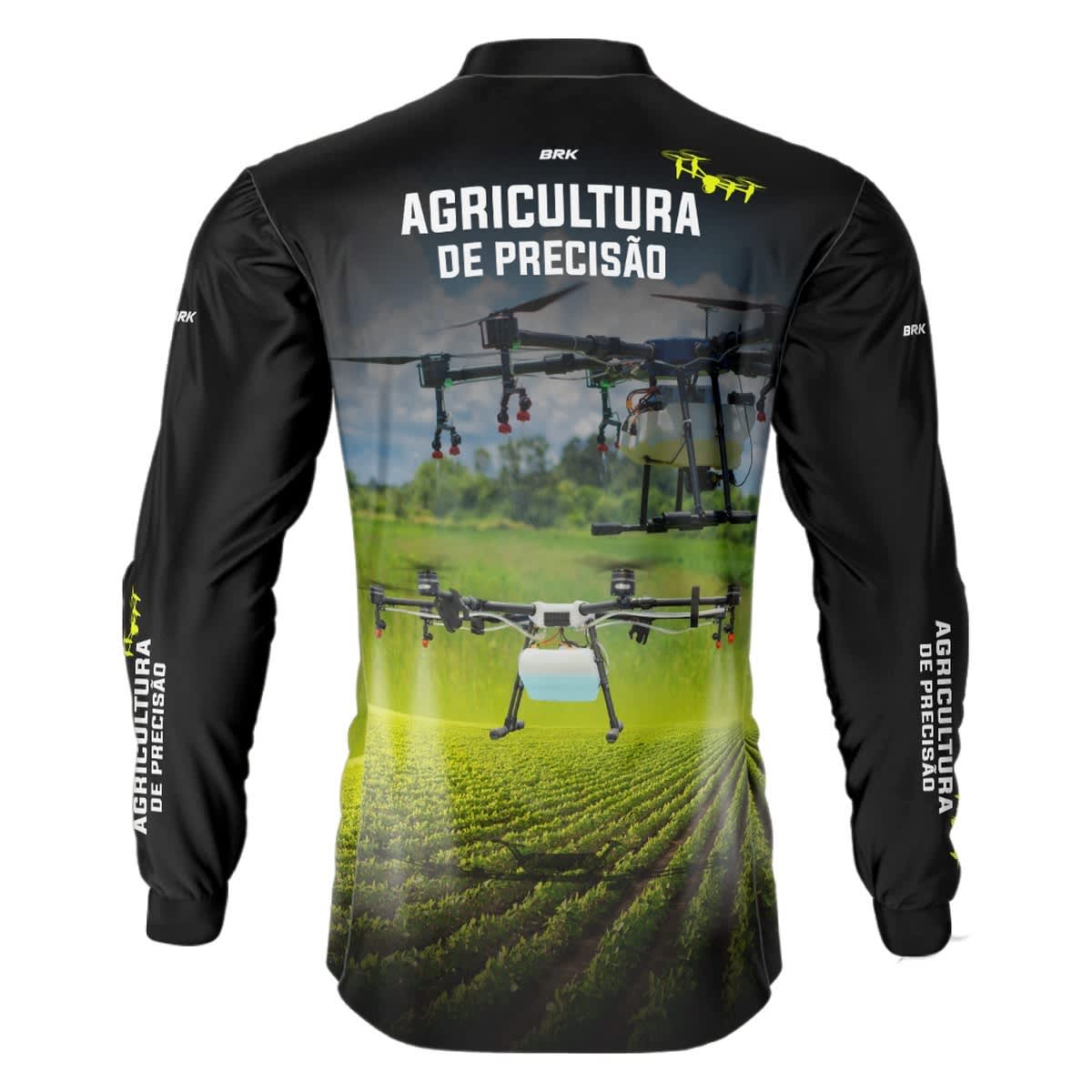 Camisa Agro Brk Drone é Agricultura de Precisão com Proteção Solar UV50+ - Brk Agro