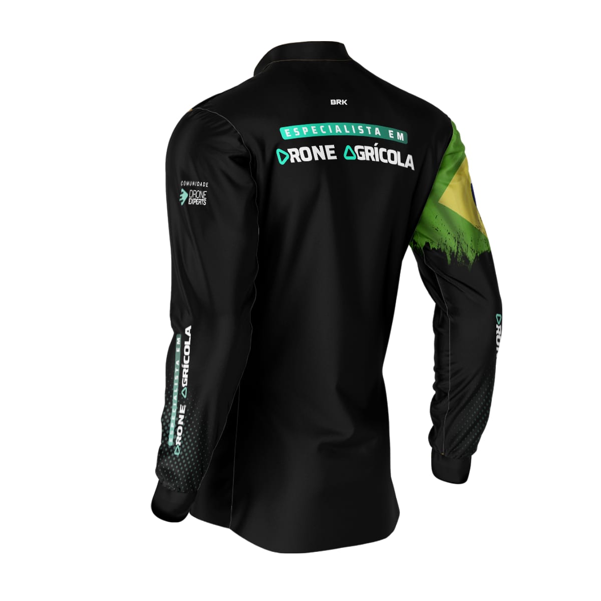 Camisa Agro Brk Drone Expert Especialista em Drone Agrícola com Proteção Solar UV50+ - Brk Agro