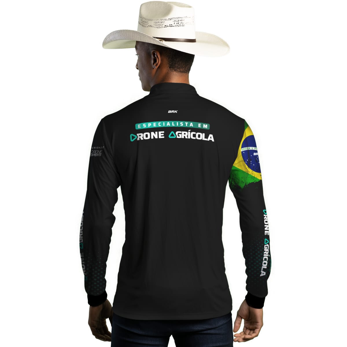 Camisa Agro Brk Drone Expert Especialista em Drone Agrícola com Proteção Solar UV50+ - Brk Agro