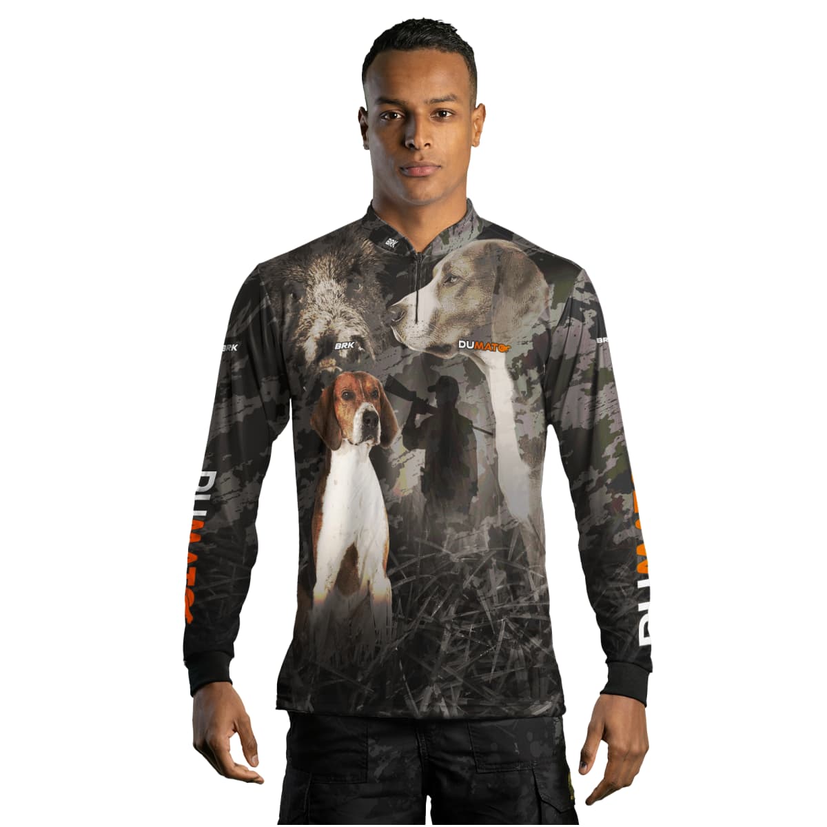 Camisa Agro Brk DuMato Cão de Caça FoxHound com Proteção Solar UV50+ - Brk Agro