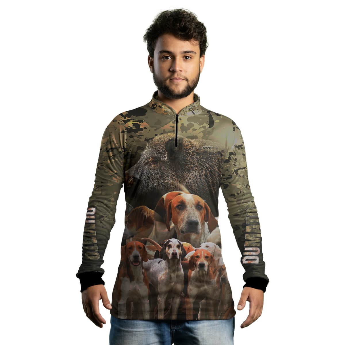Camisa Agro Brk Dumato Foxhound Camuflada com Proteção Solar UV50+ - Brk Agro