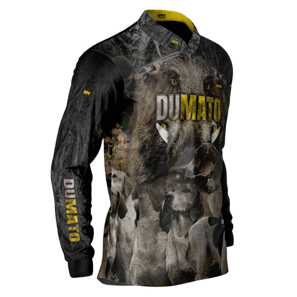 Camisa Agro Brk DuMato Javali FoxHound 2.0 com Proteção Solar UV50+ - Brk Agro