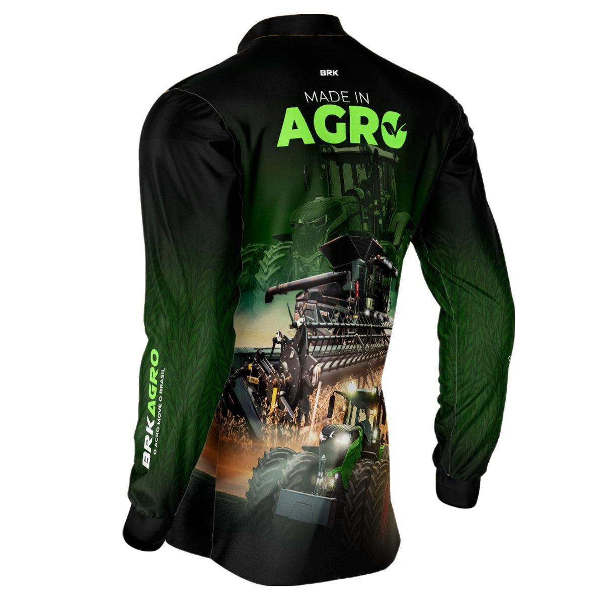 Camisa Agro Brk Made in Agro Produtor de Soja com Proteção Solar UV50+ - Brk Agro