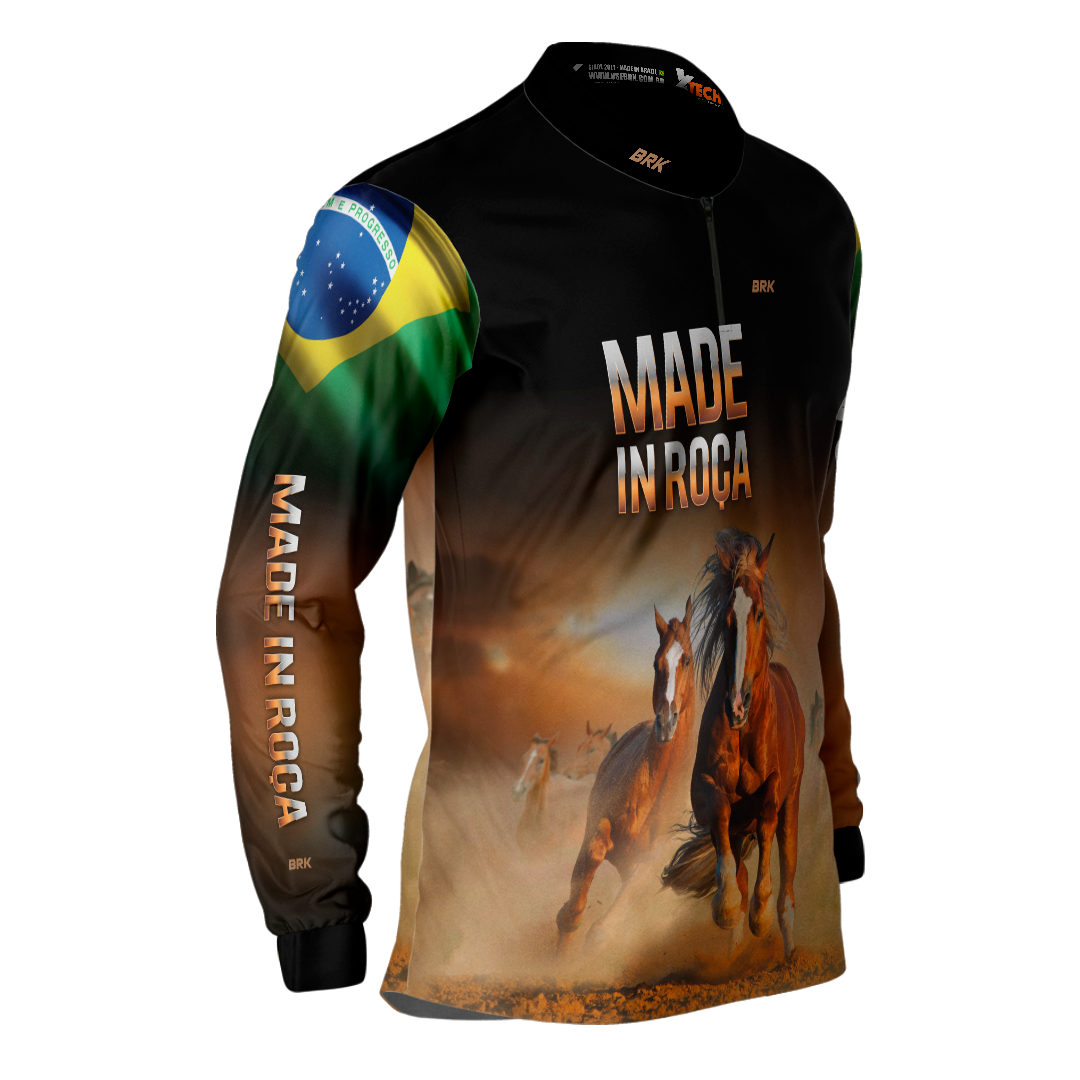 Camisa Agro Brk Made In Roça 2.0 com Proteção Solar UV 50+ - BRK AGRO