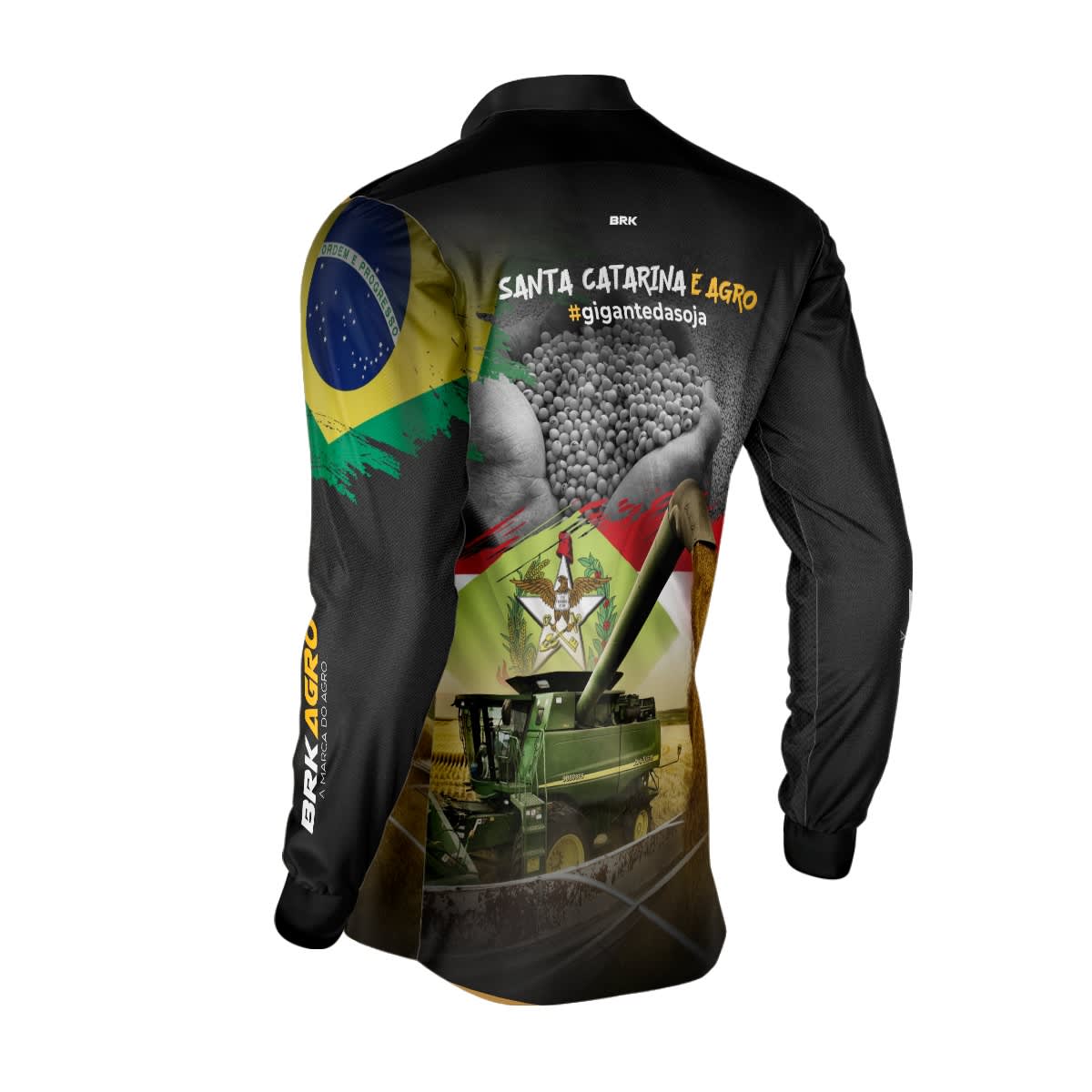 Camisa Agro Brk Made in Roça Branca com Proteção Solar UV50+ - Brk Agro