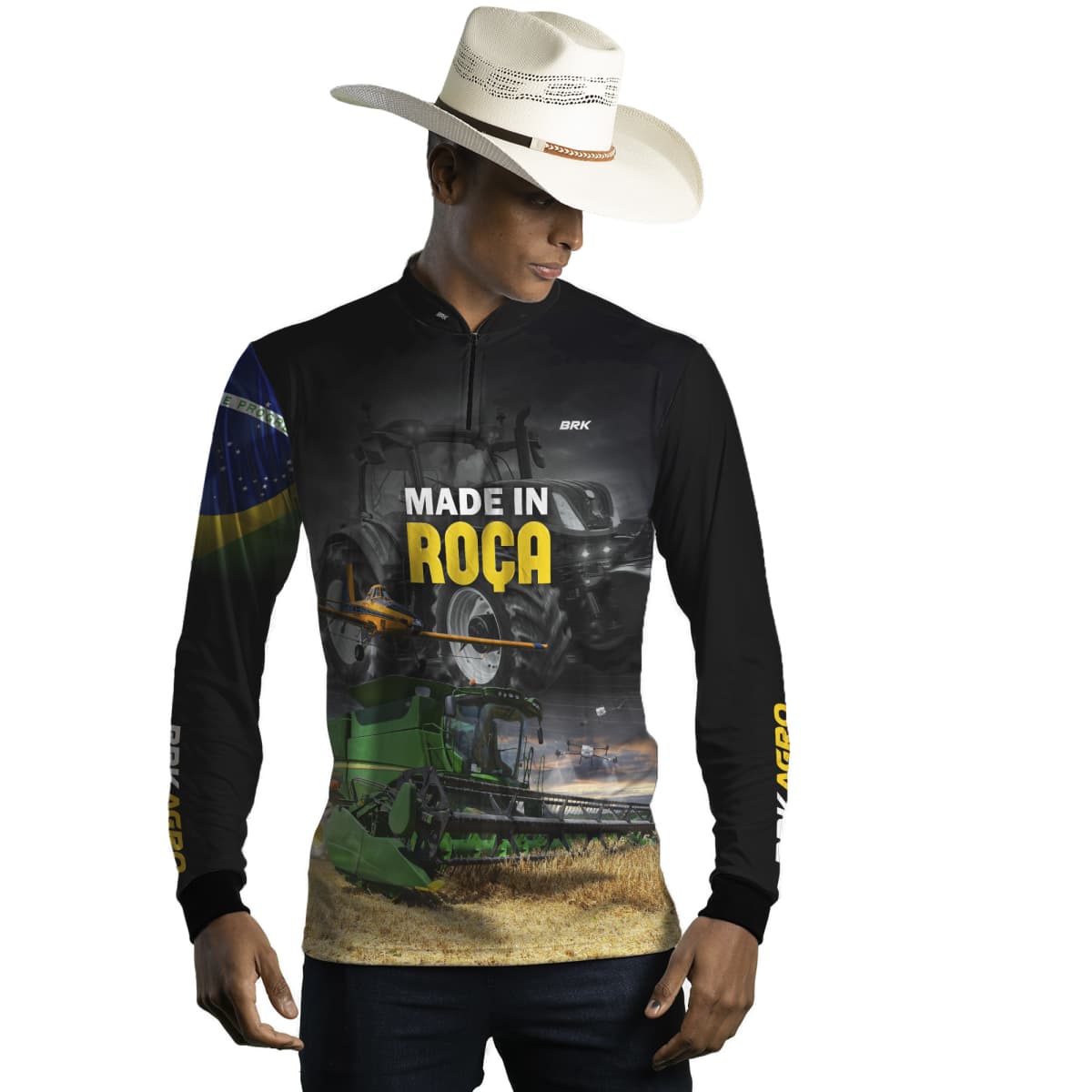 Camisa Agro Brk Made In Roça com Proteção Solar UV50+ - Brk Agro