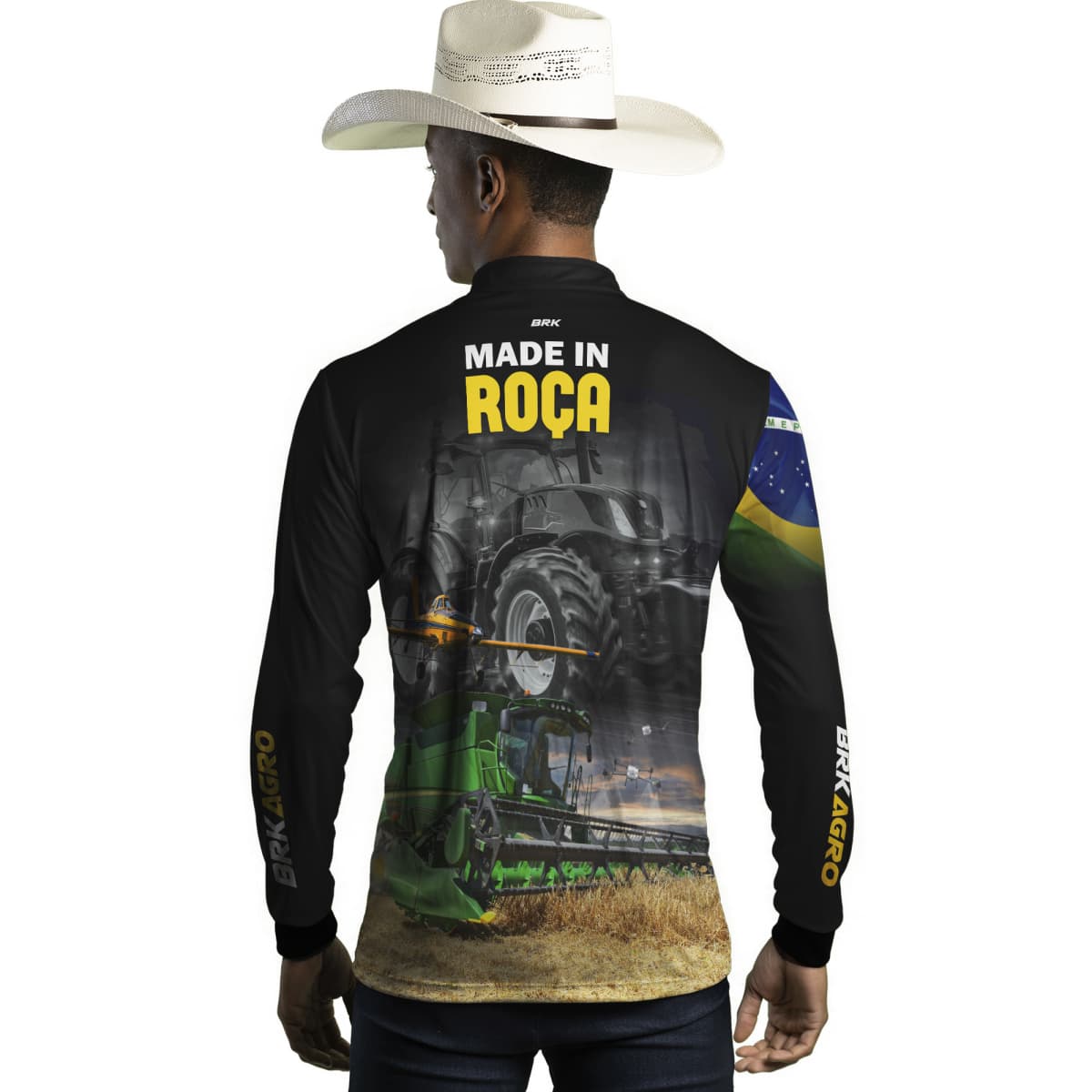 Camisa Agro Brk Made In Roça com Proteção Solar UV50+ - Brk Agro