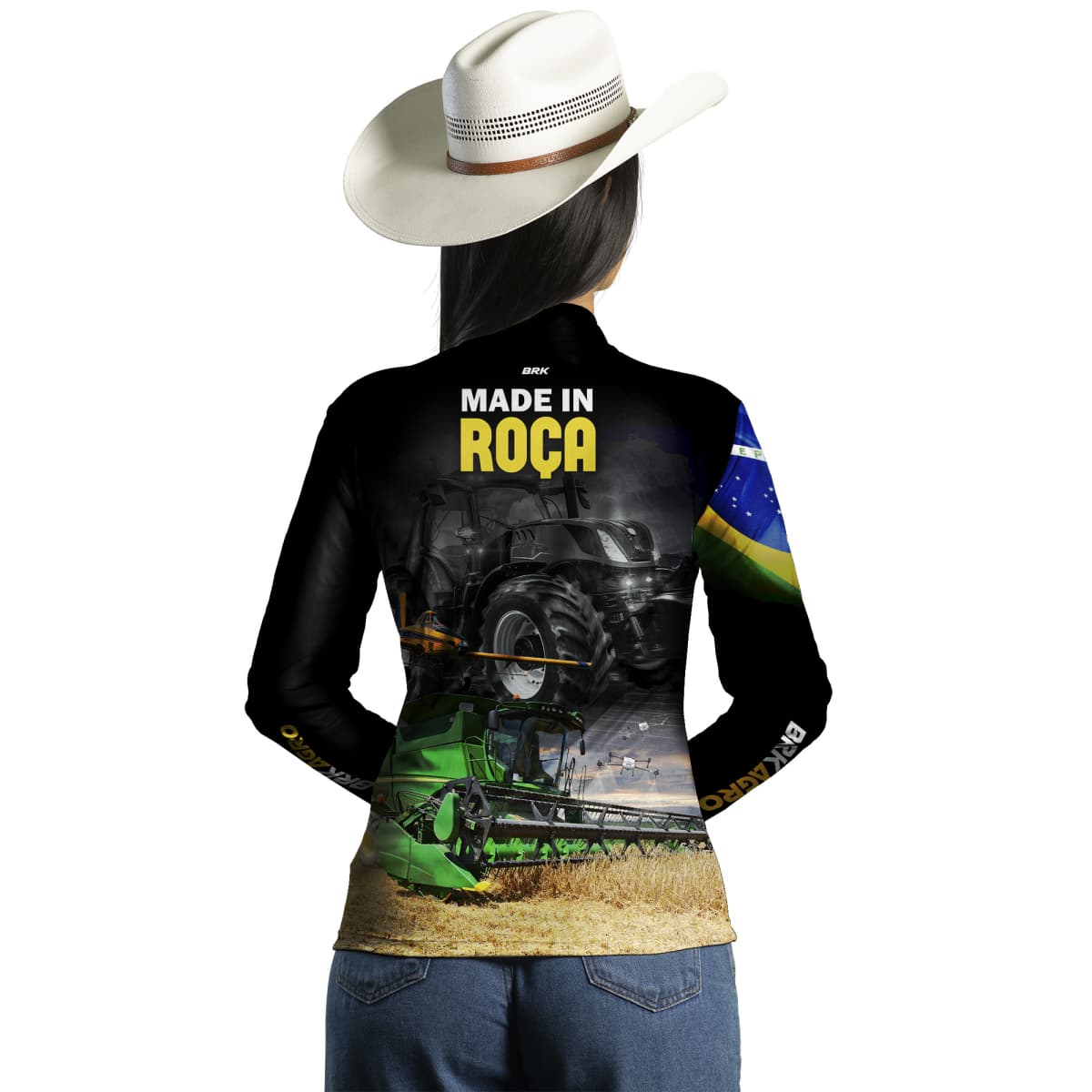 Camisa Agro Brk Made In Roça com Proteção Solar UV50+ - Brk Agro