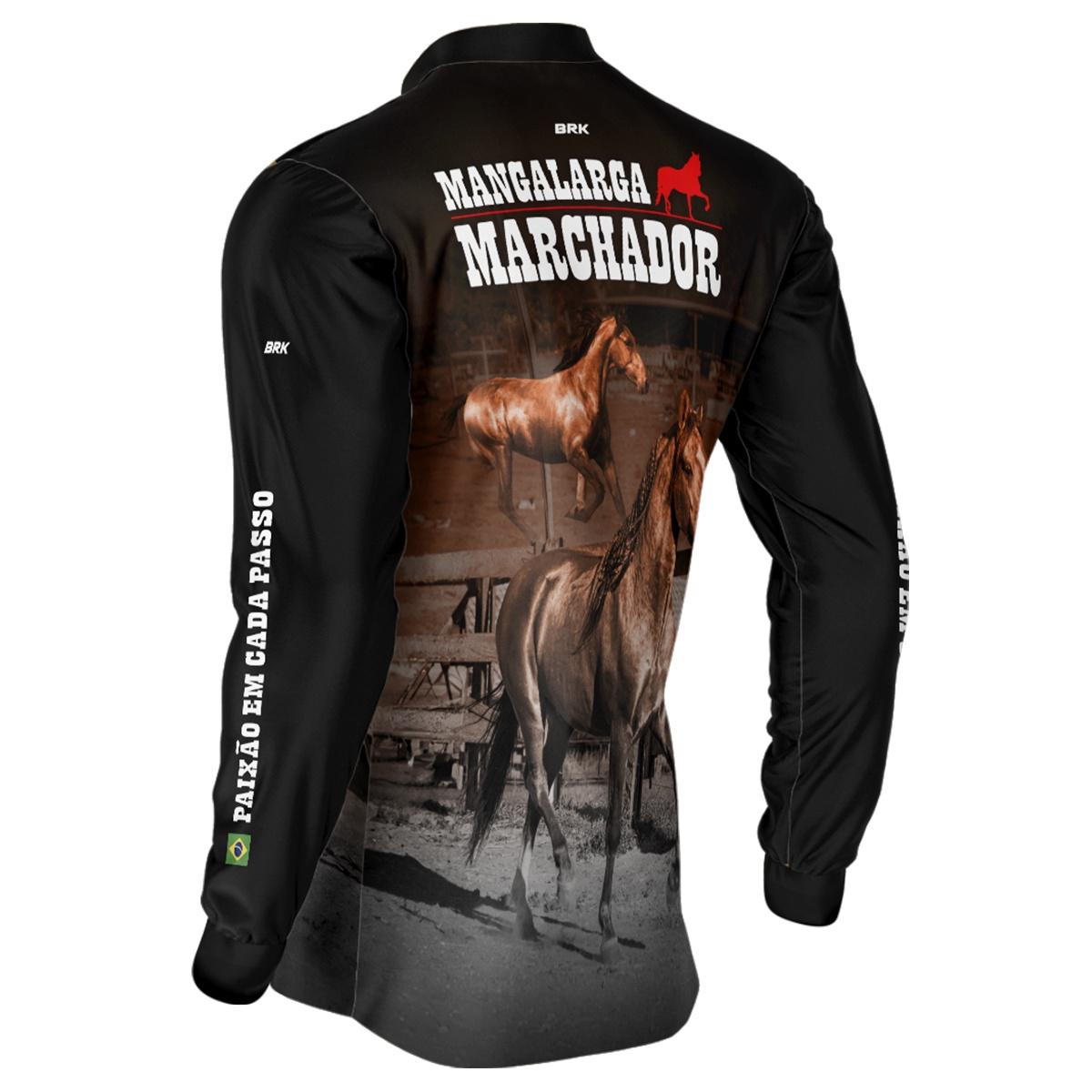 Camisa Agro Brk Mangalarga Machador com Proteção UV50+ - BRK AGRO