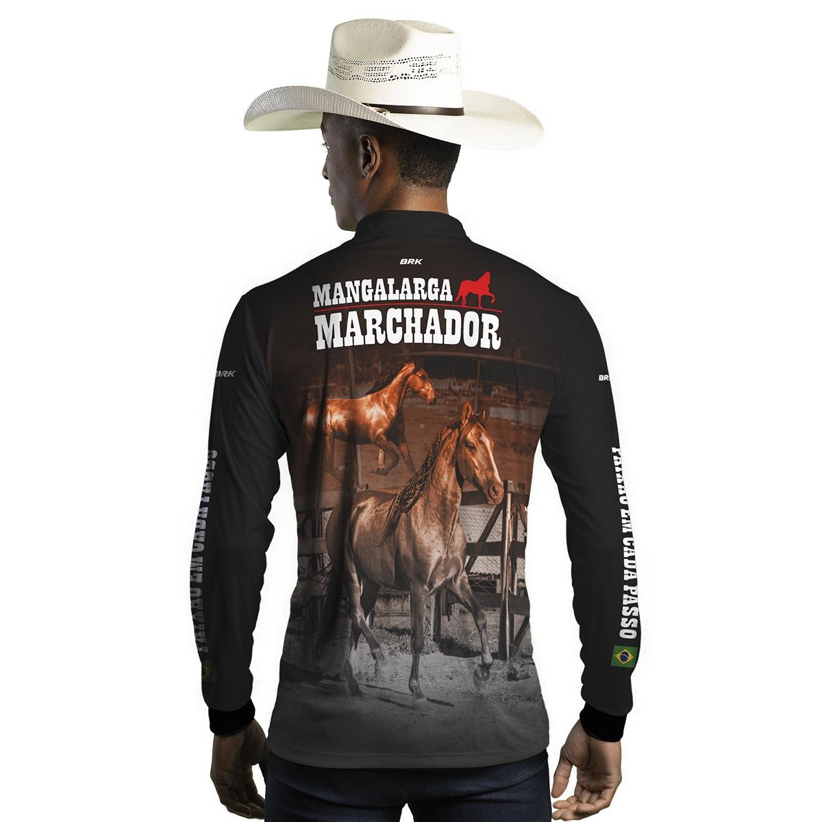 Camisa Agro Brk Mangalarga Machador com Proteção UV50+ - BRK AGRO