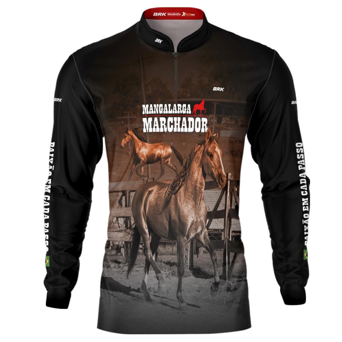 Camisa Agro Brk Mangalarga Machador com Proteção UV50+ - BRK AGRO