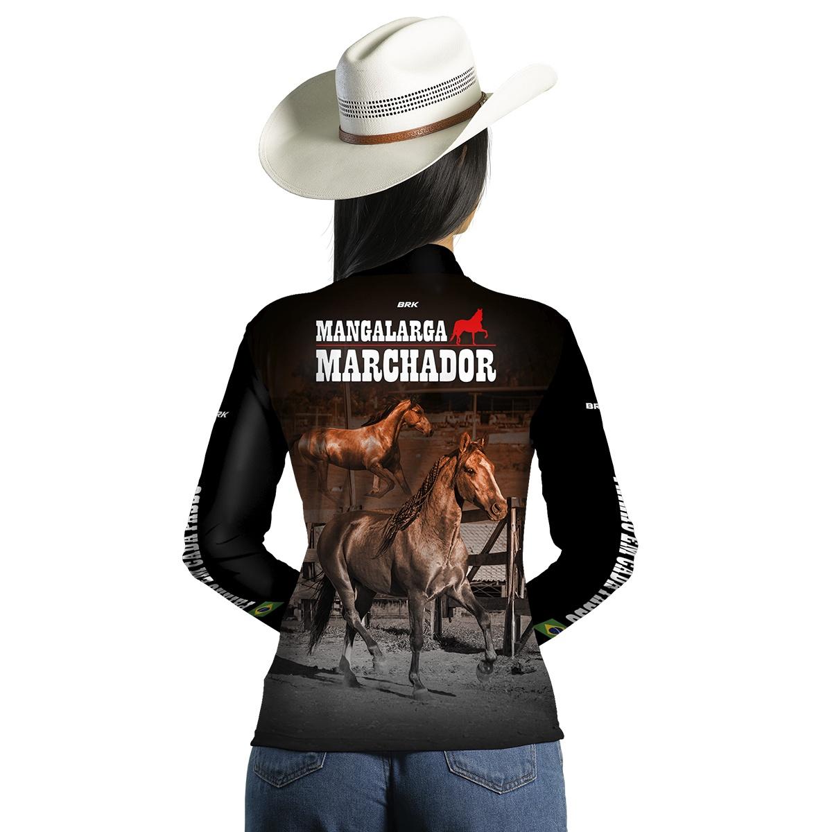 Camisa Agro Brk Mangalarga Machador com Proteção UV50+ - BRK AGRO