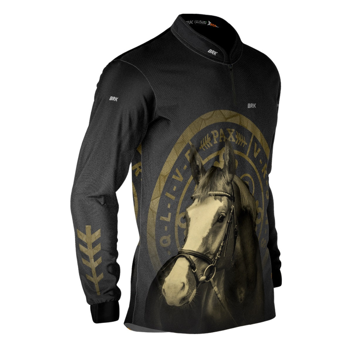 Camisa Agro Brk Medalhão de São Bento Cavalo com UV50+ - BRK AGRO