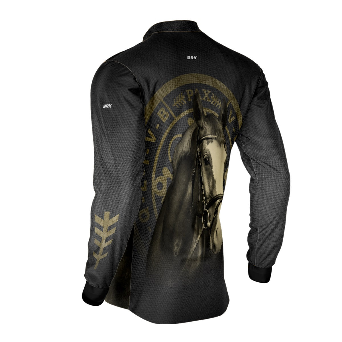Camisa Agro Brk Medalhão de São Bento Cavalo com UV50+ - BRK AGRO