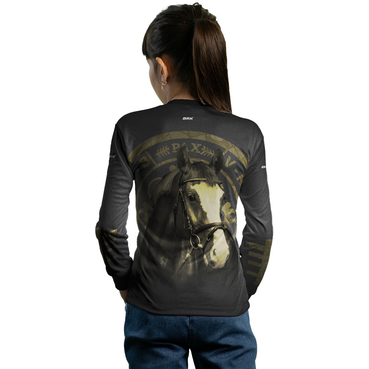 Camisa Agro Brk Medalhão de São Bento Cavalo com UV50+ - BRK AGRO