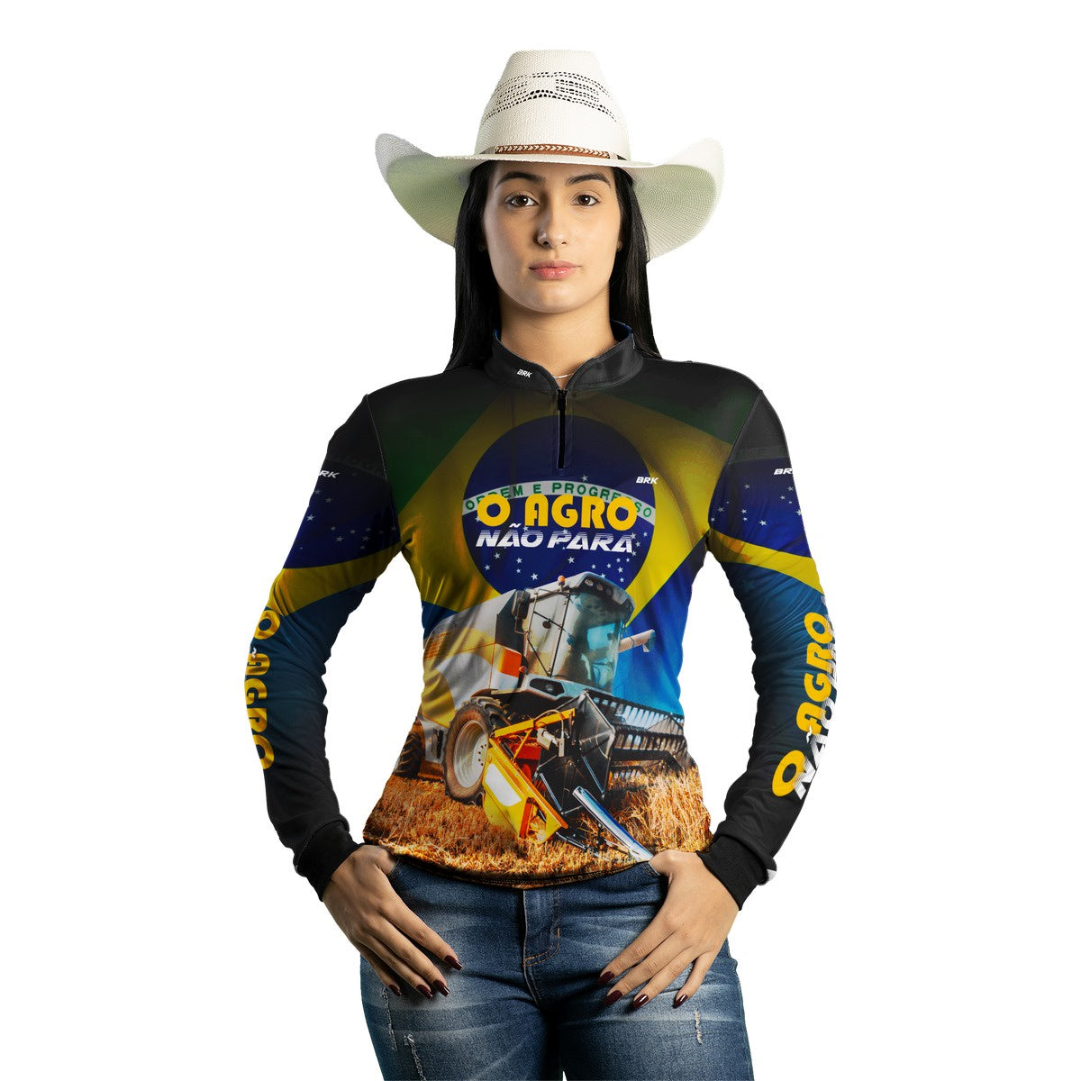 Camisa Agro Brk O Agro Não Para Proteção Solar UV50+ - BRK AGRO
