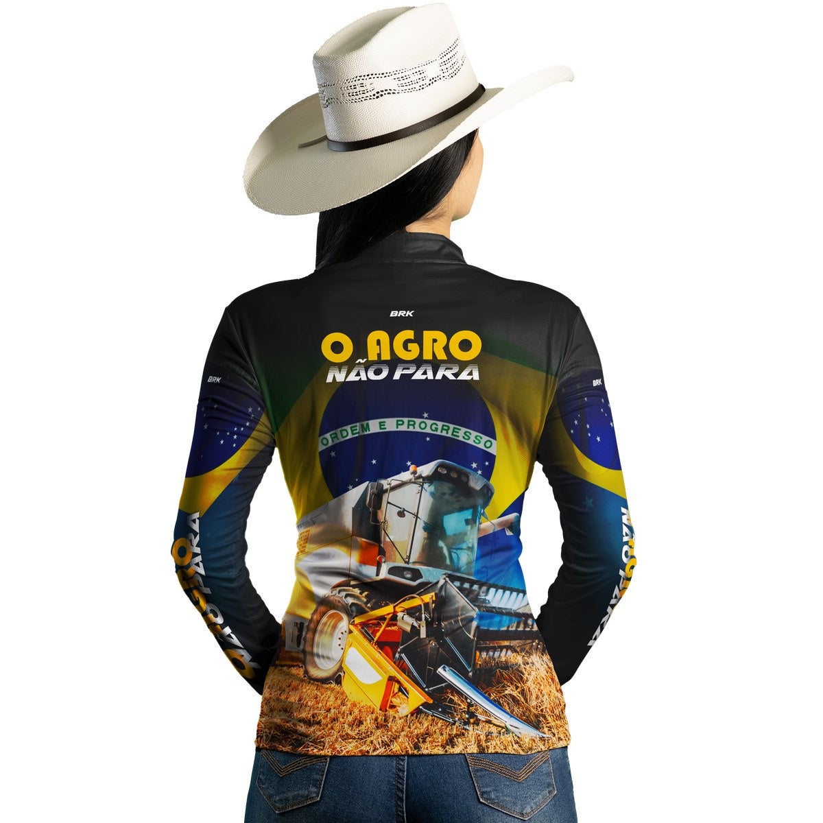 Camisa Agro Brk O Agro Não Para Proteção Solar UV50+ - BRK AGRO