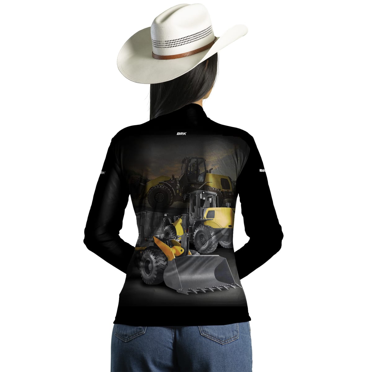 Camisa Agro Brk Pá Carregadeira NH com Proteção Solar UV50+ - Brk Agro