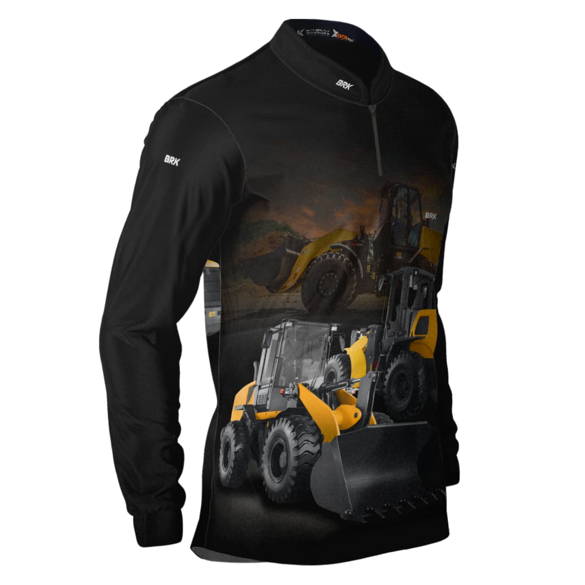 Camisa Agro Brk Pá Carregadeira NH com Proteção Solar UV50+ - Brk Agro