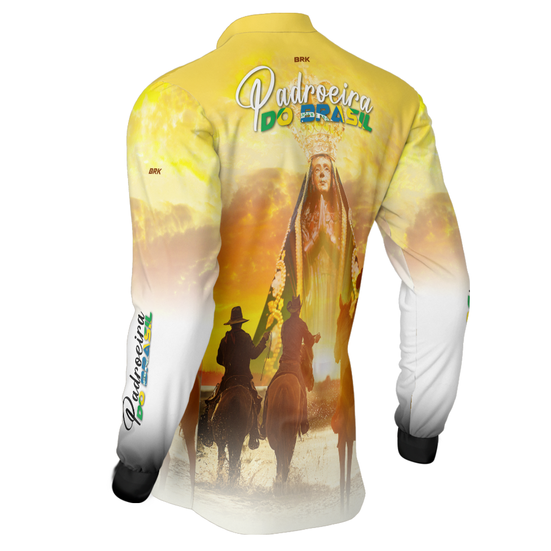 Camisa Agro Brk Padroeira do Brasil com Proteção Solar UV50+ - BRK AGRO