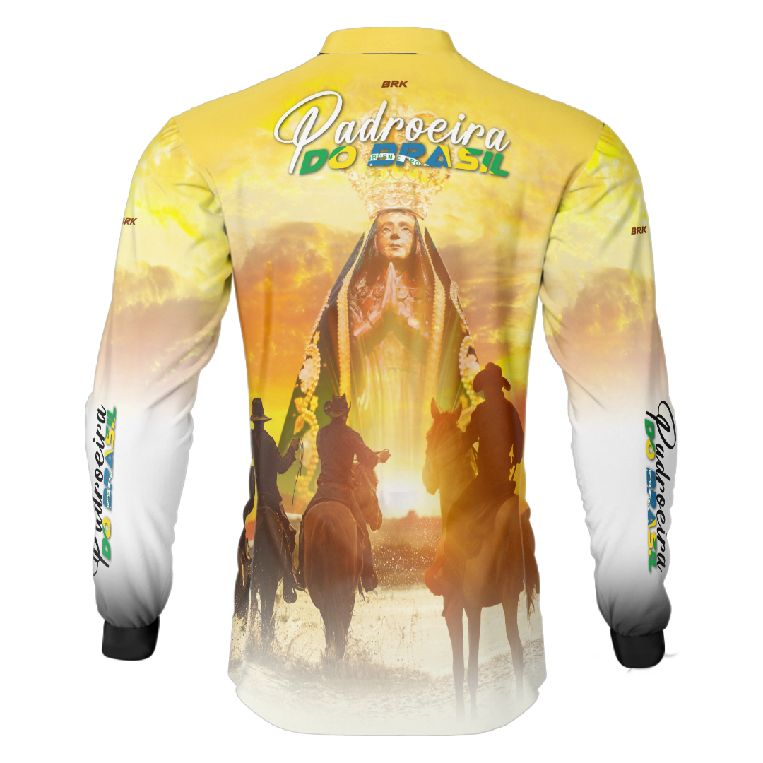 Camisa Agro Brk Padroeira do Brasil com Proteção Solar UV50+ - BRK AGRO