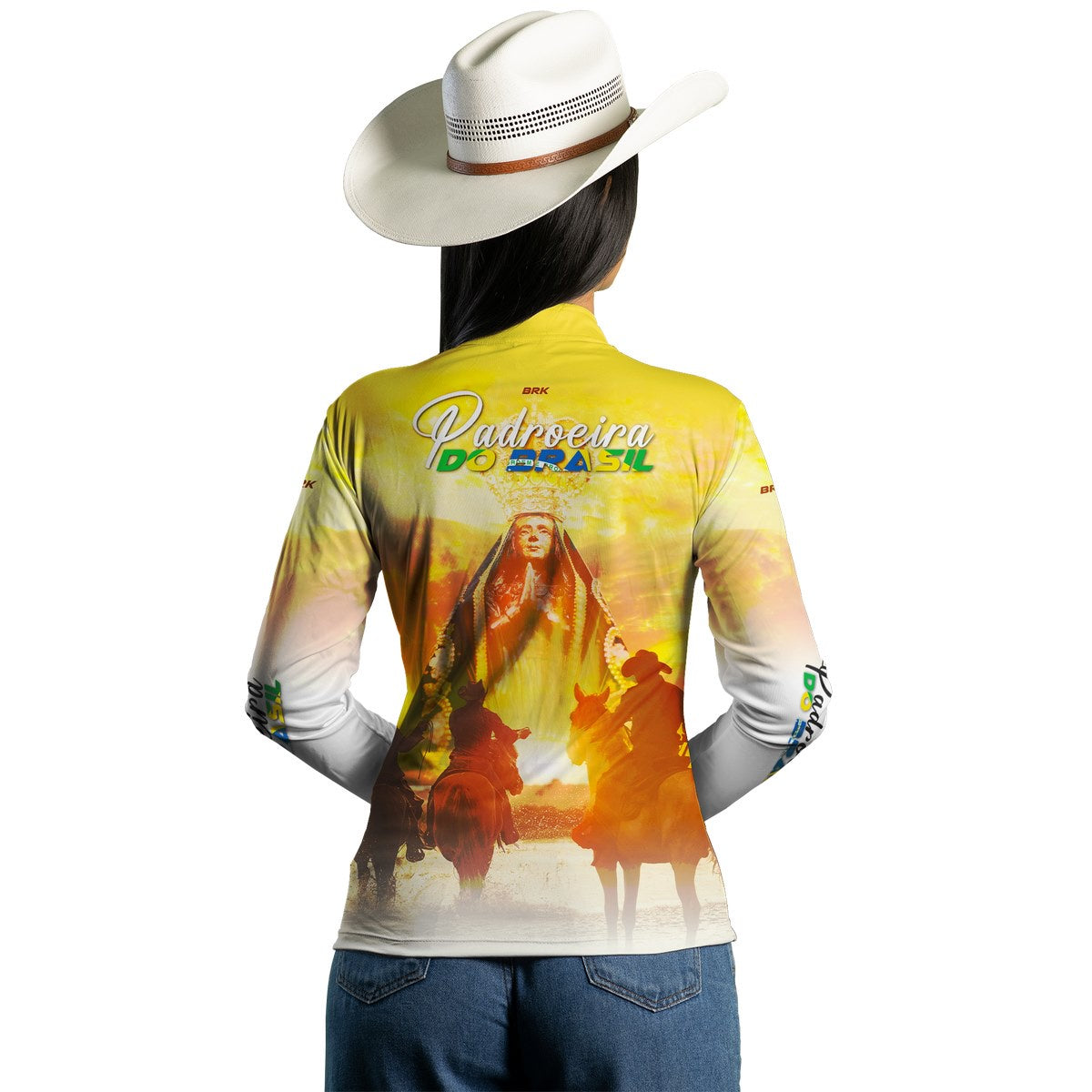 Camisa Agro Brk Padroeira do Brasil com Proteção Solar UV50+ - BRK AGRO