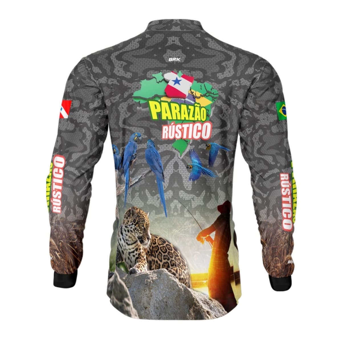 Camisa Agro Brk Parazão Rústico com Proteção UV50+ - BRK AGRO