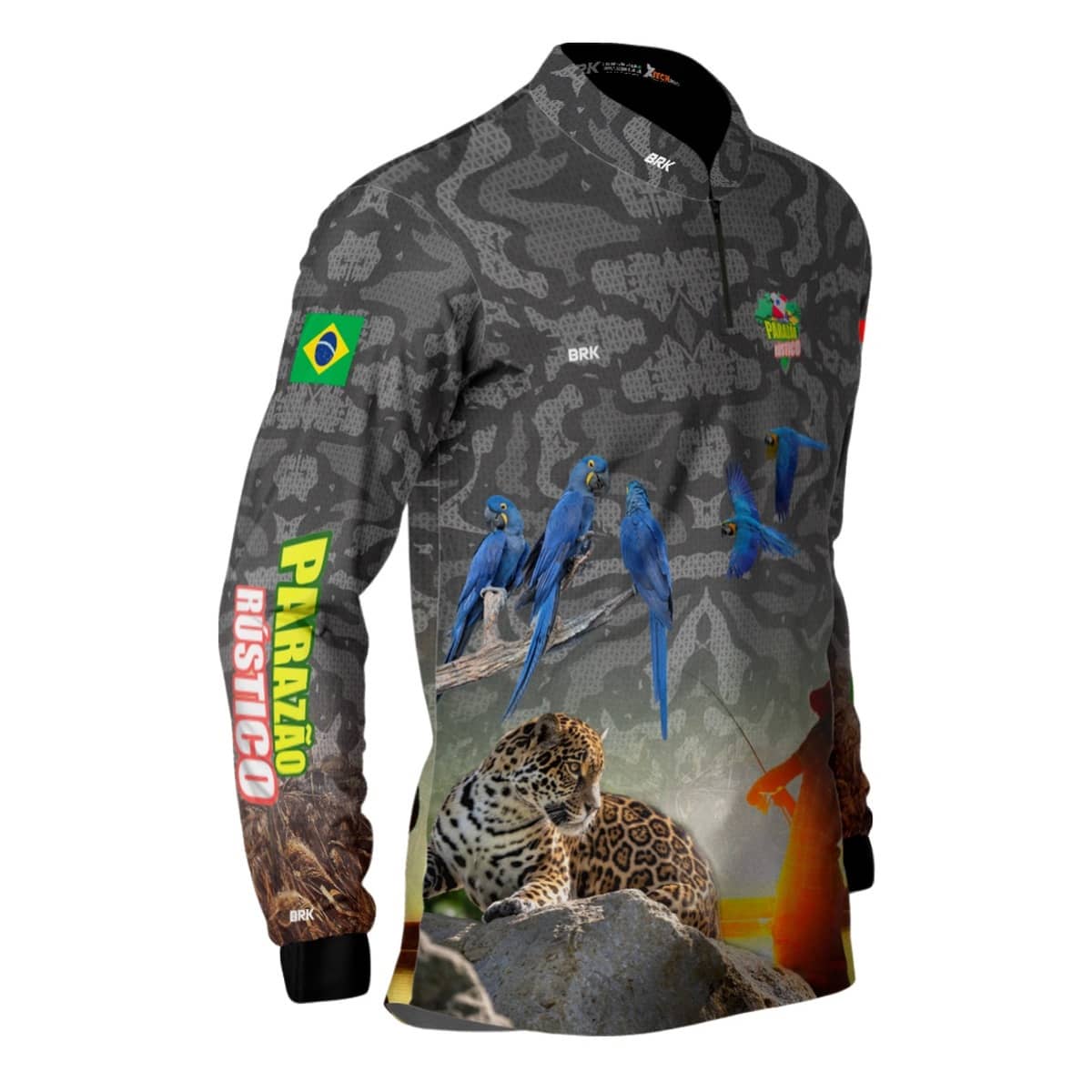 Camisa Agro Brk Parazão Rústico com Proteção UV50+ - BRK AGRO