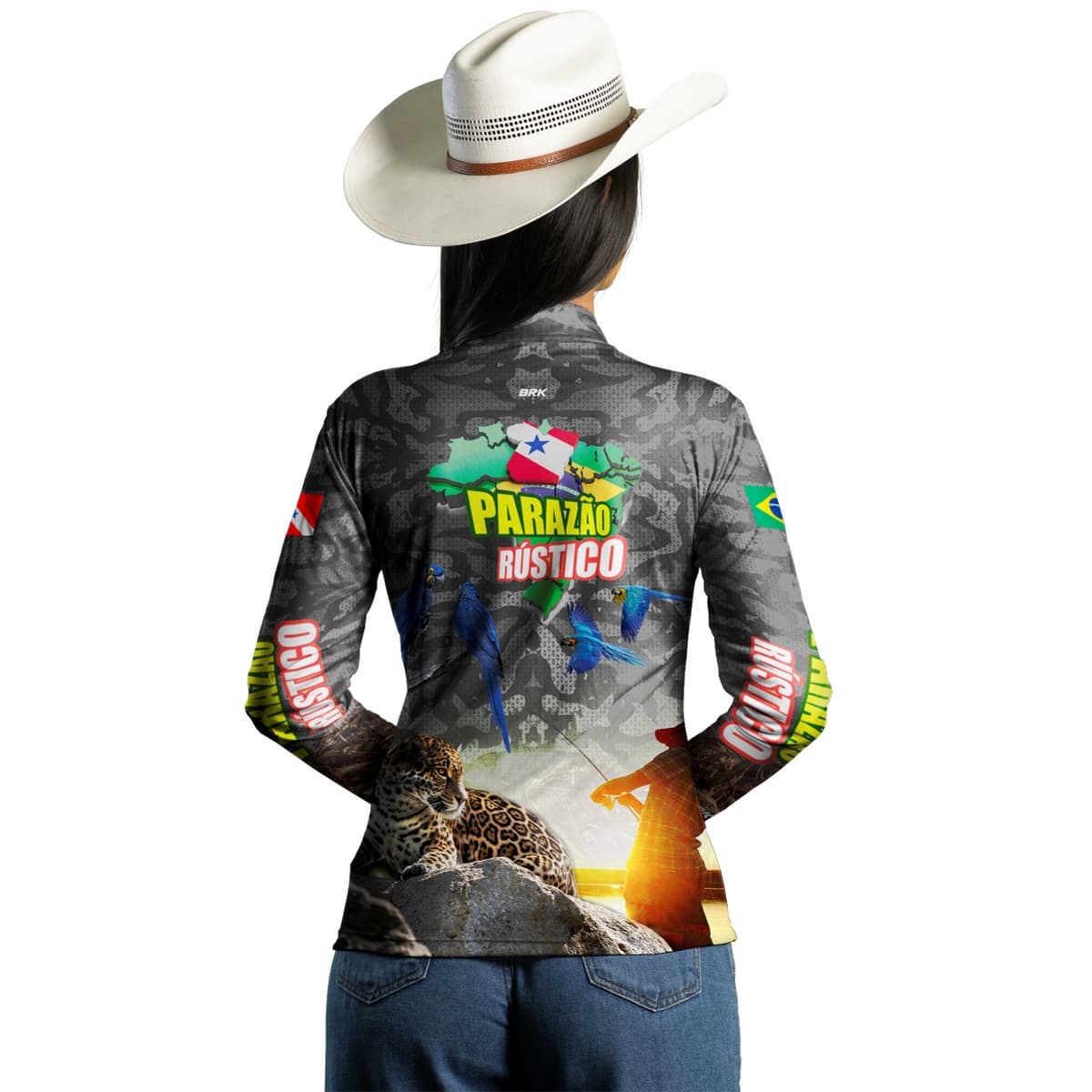 Camisa Agro Brk Parazão Rústico com Proteção UV50+ - BRK AGRO
