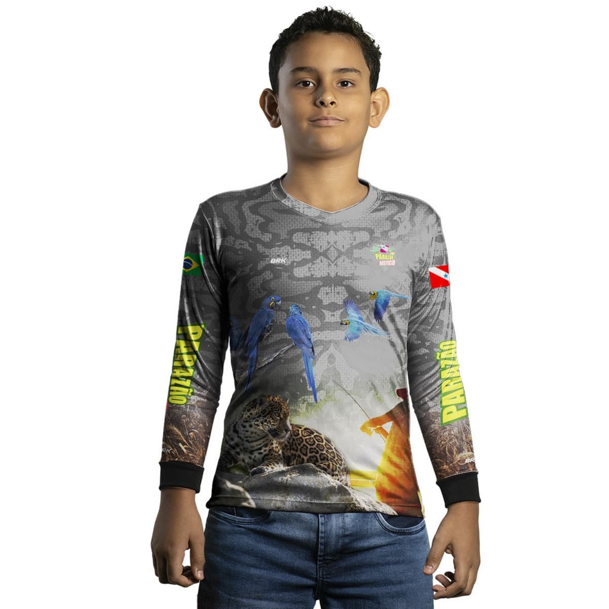 Camisa Agro Brk Parazão Rústico com Proteção UV50+ - BRK AGRO