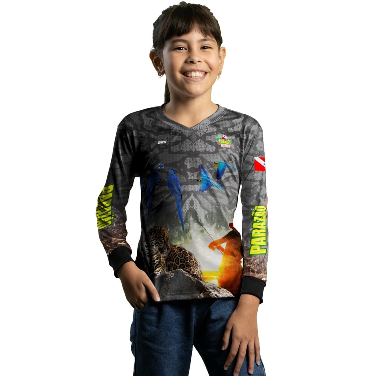 Camisa Agro Brk Parazão Rústico com Proteção UV50+ - BRK AGRO