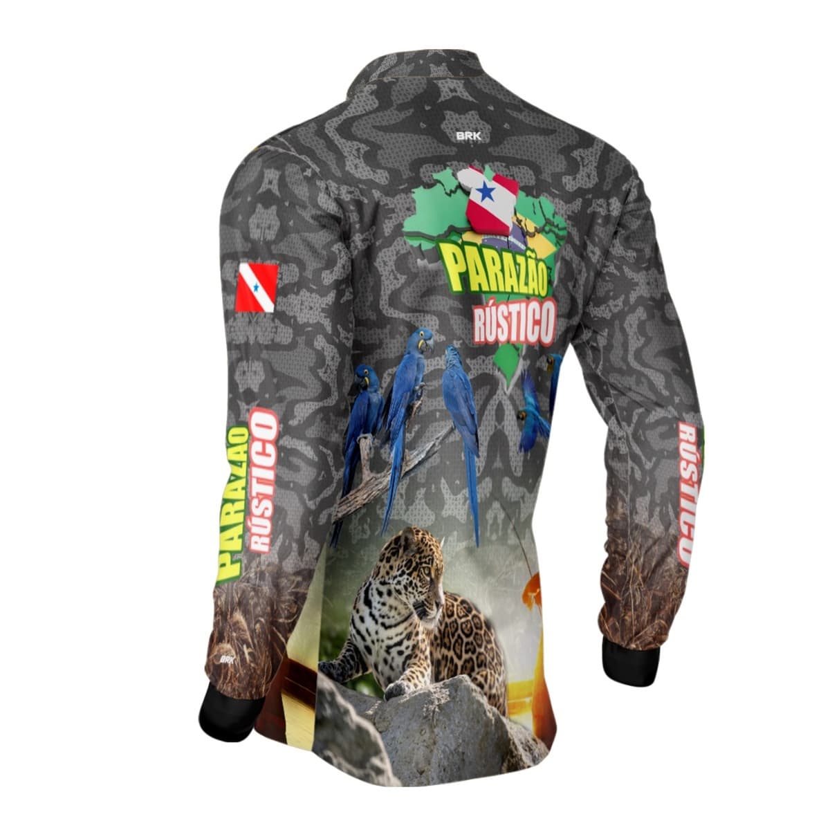Camisa Agro Brk Parazão Rústico com Proteção UV50+ - BRK AGRO