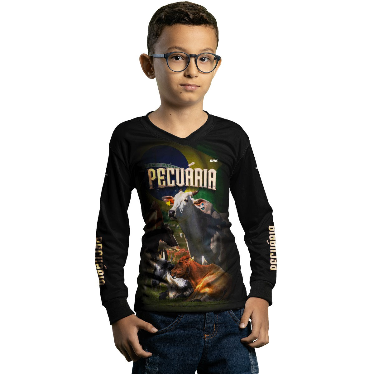 Camisa Agro Brk Pecuária com Proteção Solar UV50+ - BRK AGRO