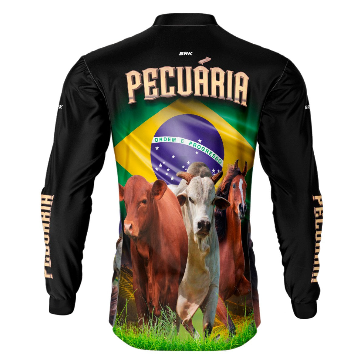 Camisa Agro Brk Pecuária com UV50+ - Brk Agro