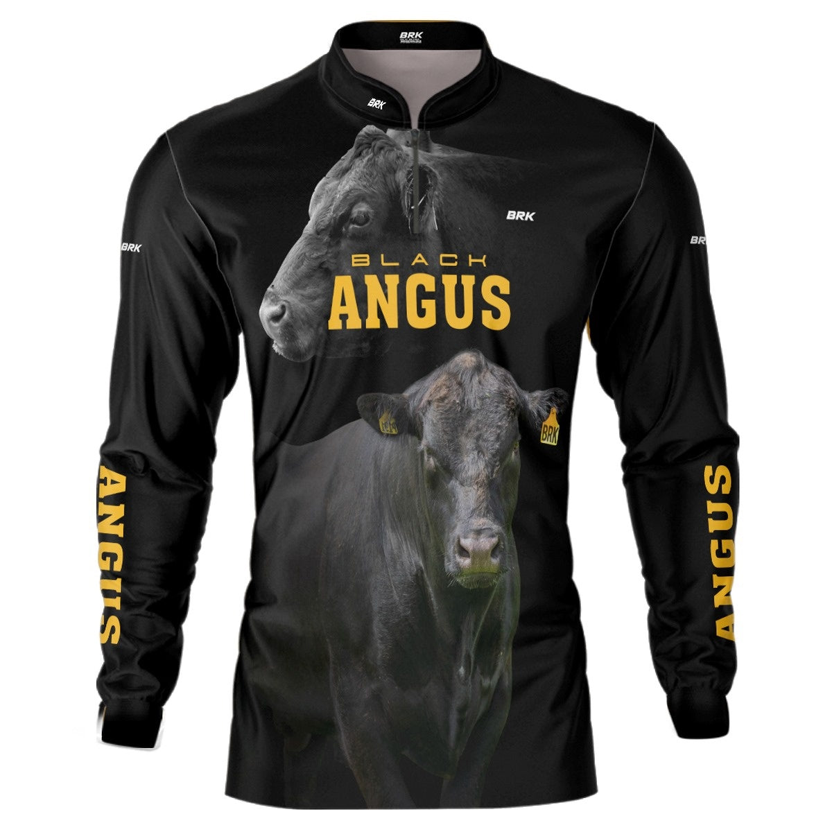 Camisa Agro Brk Black Angus com Proteção Solar UV50+ - BRK AGRO