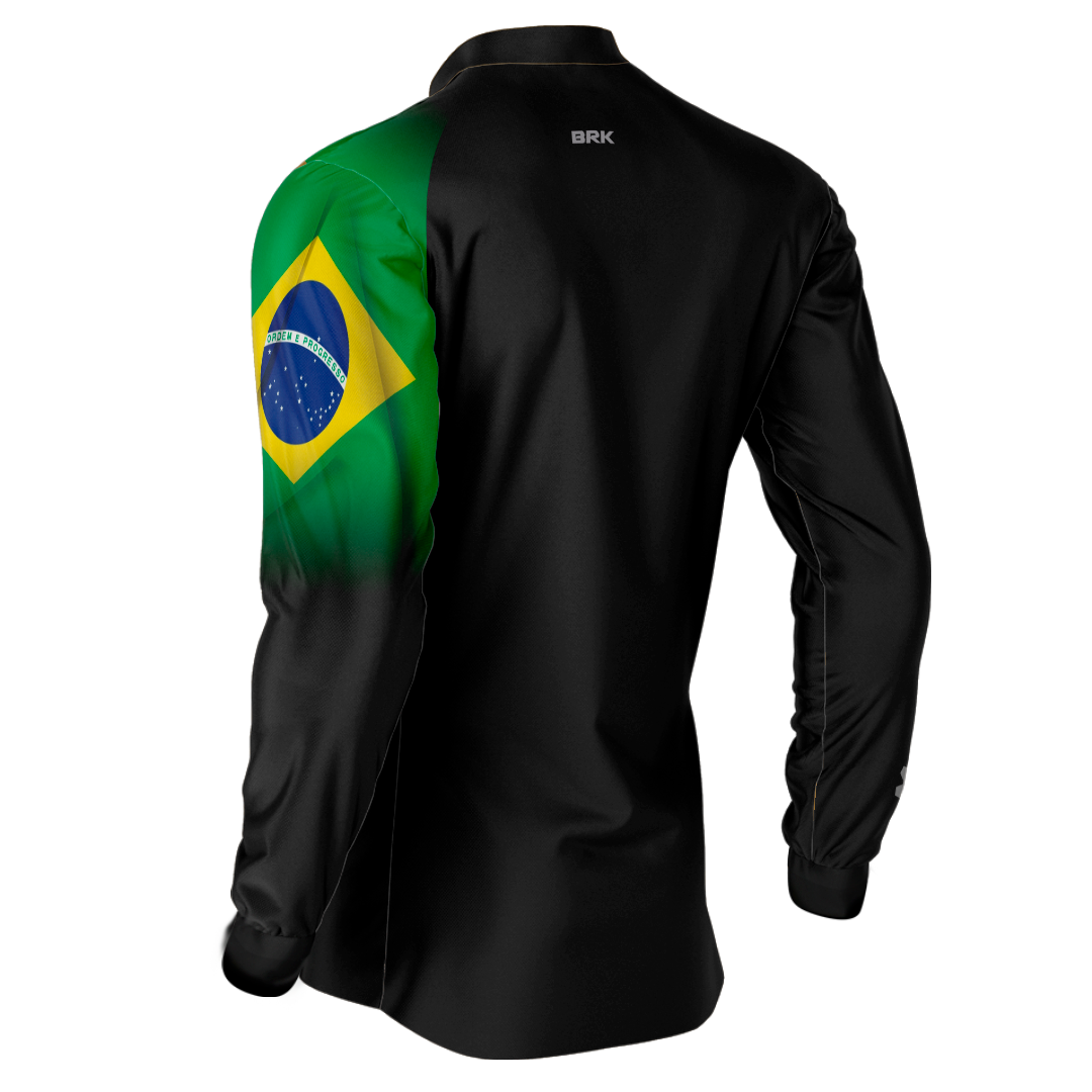 Camisa Agro Brk Engenharia Agrícola com UV50+ - BRK AGRO