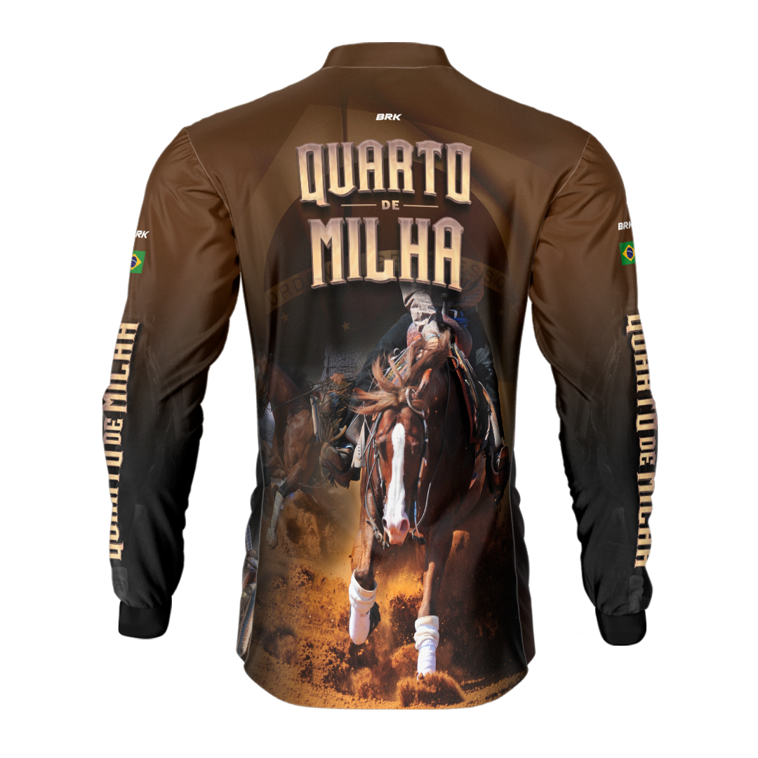 Camisa Agro Brk Quarto de Milha Correndo Proteção Solar UV50+ - BRK AGRO