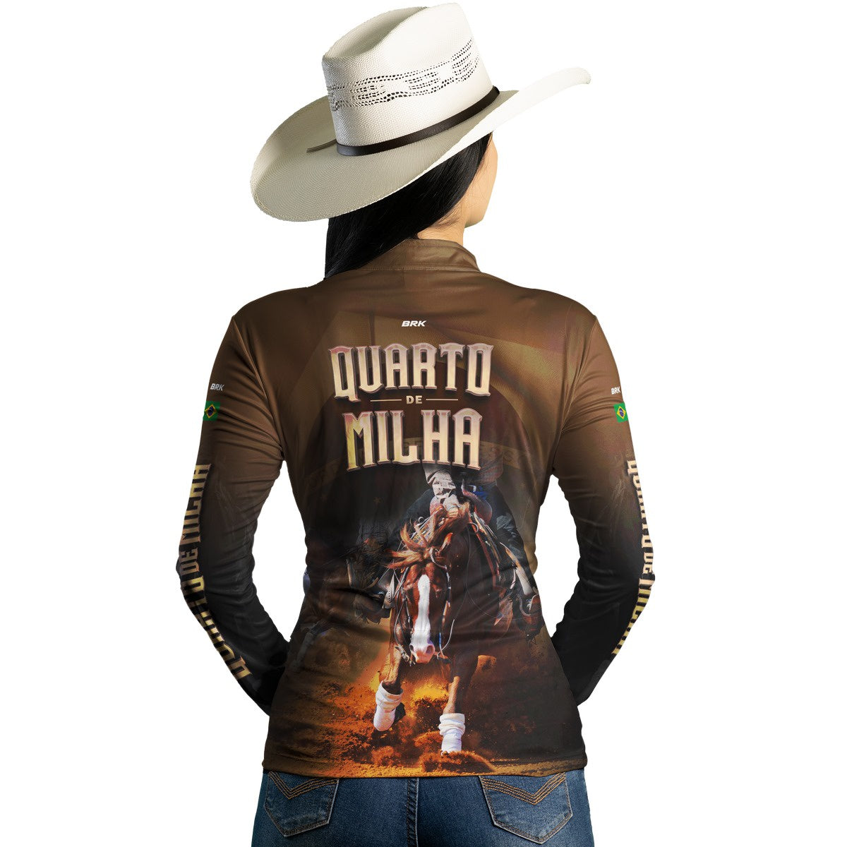 Camisa Agro Brk Quarto de Milha Correndo Proteção Solar UV50+ - BRK AGRO