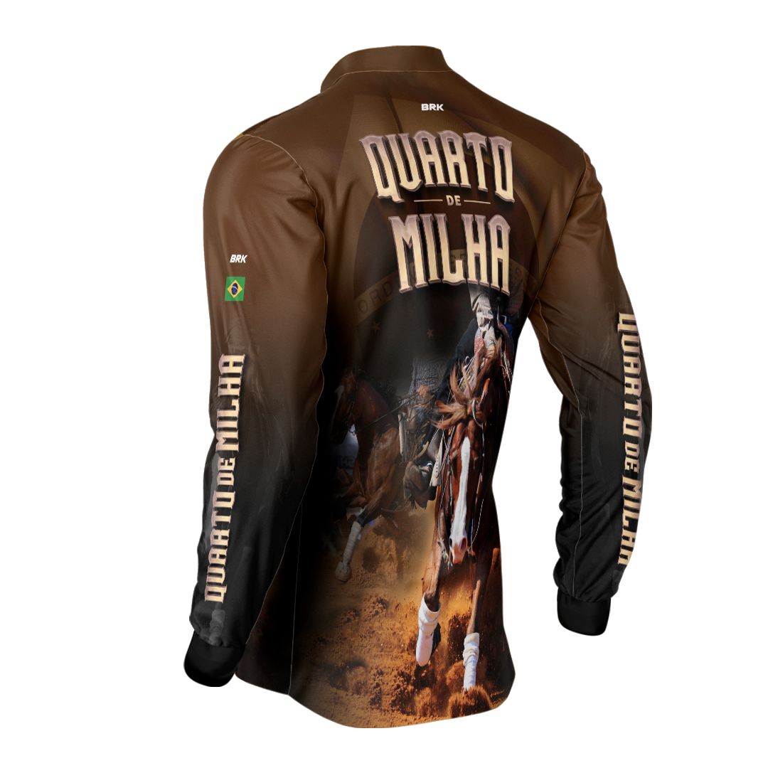 Camisa Agro Brk Quarto de Milha Correndo Proteção Solar UV50+ - BRK AGRO