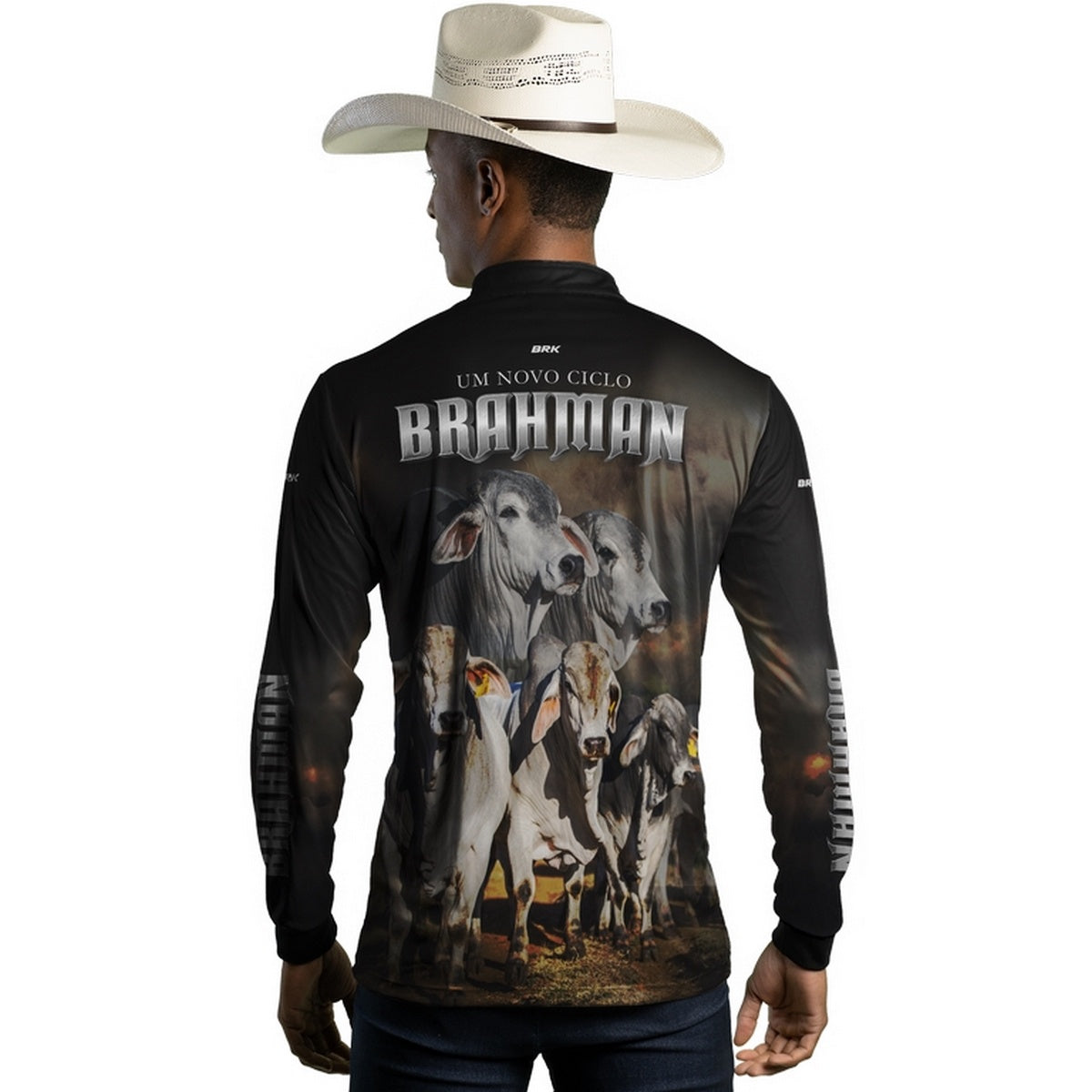Camisa Agro Brk Raça Brahman com Proteção Solar UV50+ - BRK AGRO