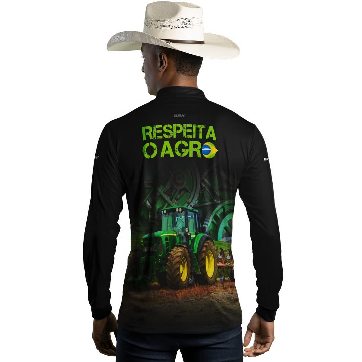 Camisa Agro Brk Respeita o Agro com Proteção Solar UV50+ - Brk Agro