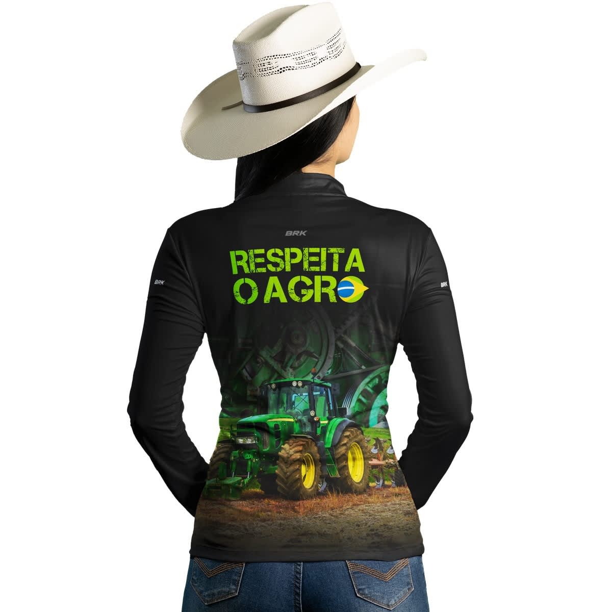 Camisa Agro Brk Respeita o Agro com Proteção Solar UV50+ - Brk Agro