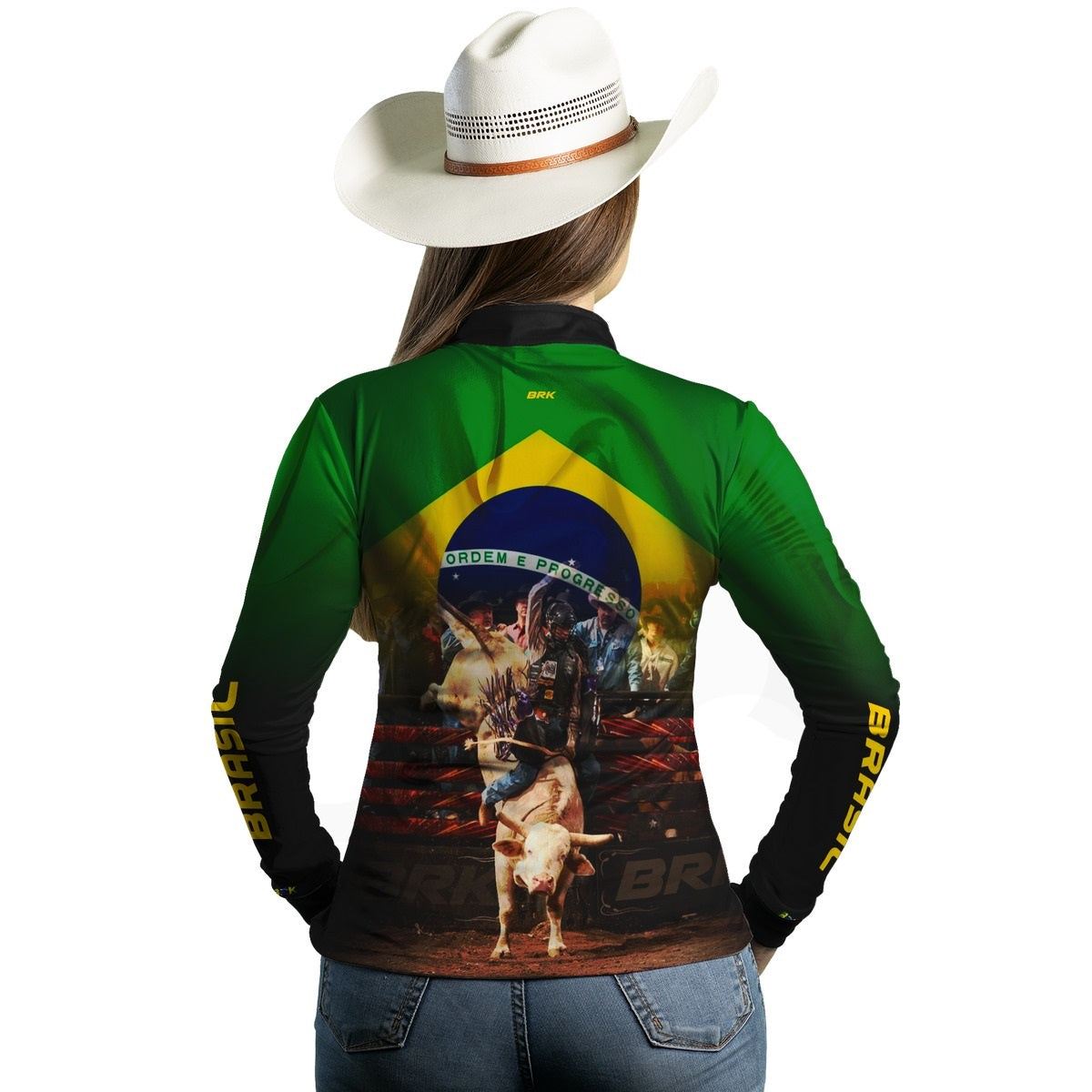 Camisa Agro Brk Rodeio Brasil com Proteção Solar UV50+ - BRK AGRO