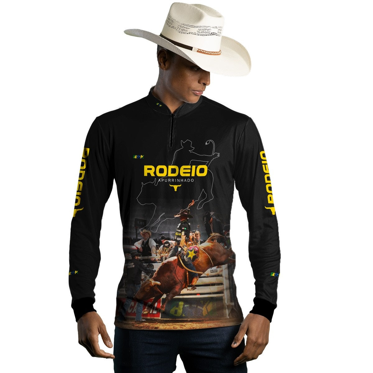 Camisa Agro Brk Rodeio com Proteção Solar UV50+ - BRK AGRO