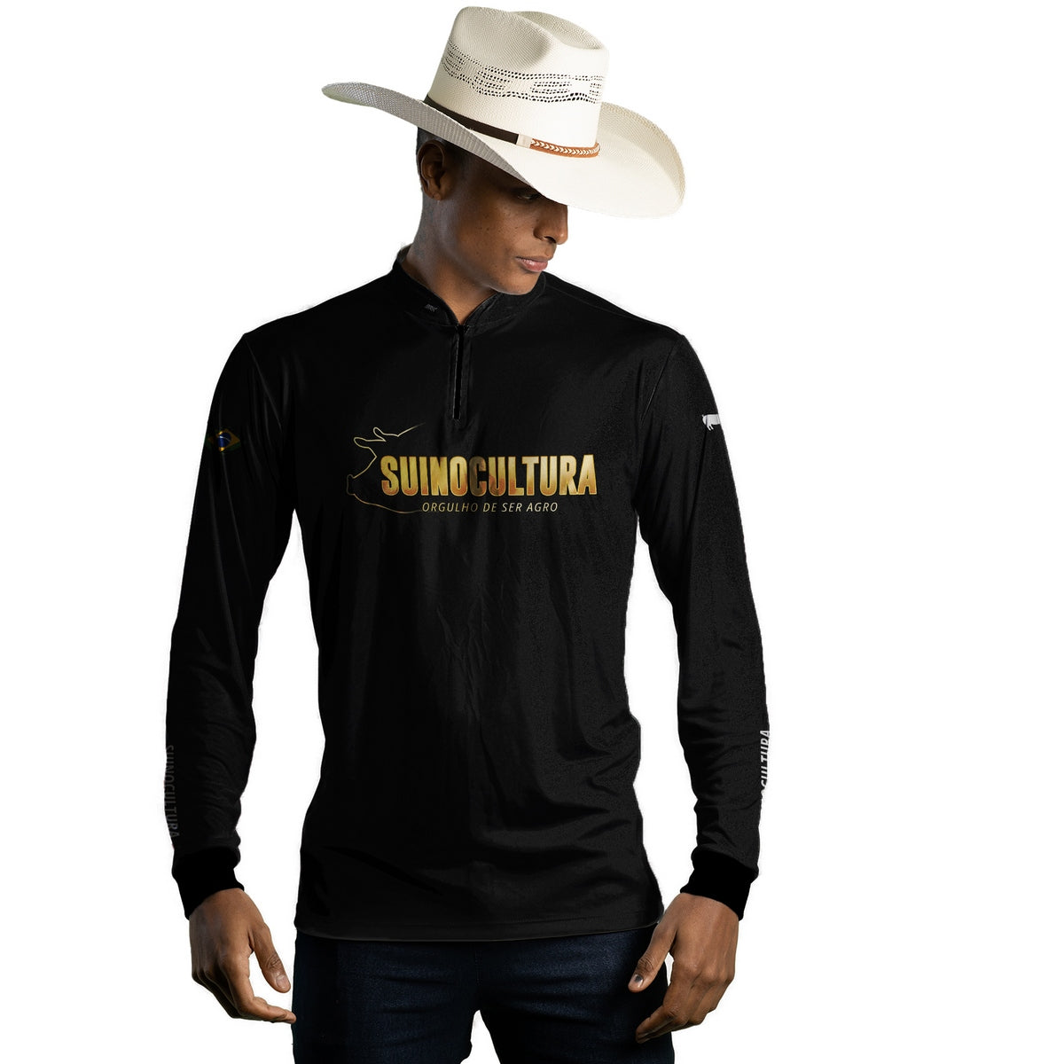 Camisa Agro Brk Suinocultura V2 com Proteção Solar UV50+ - Brk Agro