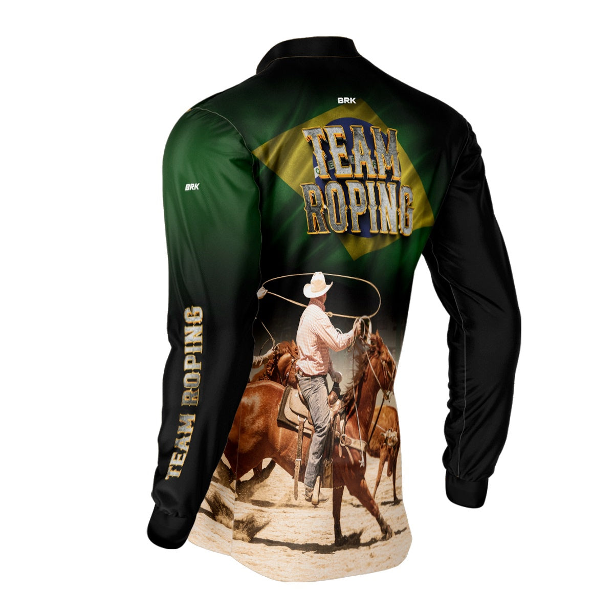 Camisa Agro Brk Team Roping BR Proteção UV50+ - BRK AGRO