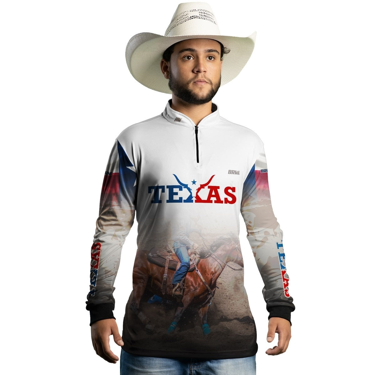 Camisa Agro Brk Texano com Proteção Solar UV50+ - BRK AGRO