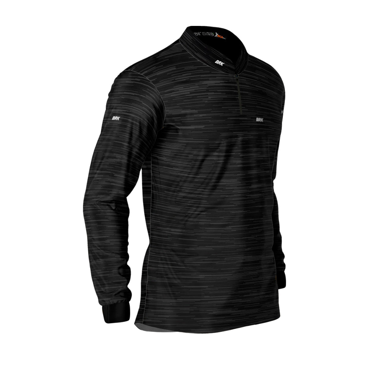 Camisa Masculina Agro Brk Mescla Cinza Escuro com Proteção Solar UV50+ - Brk Agro