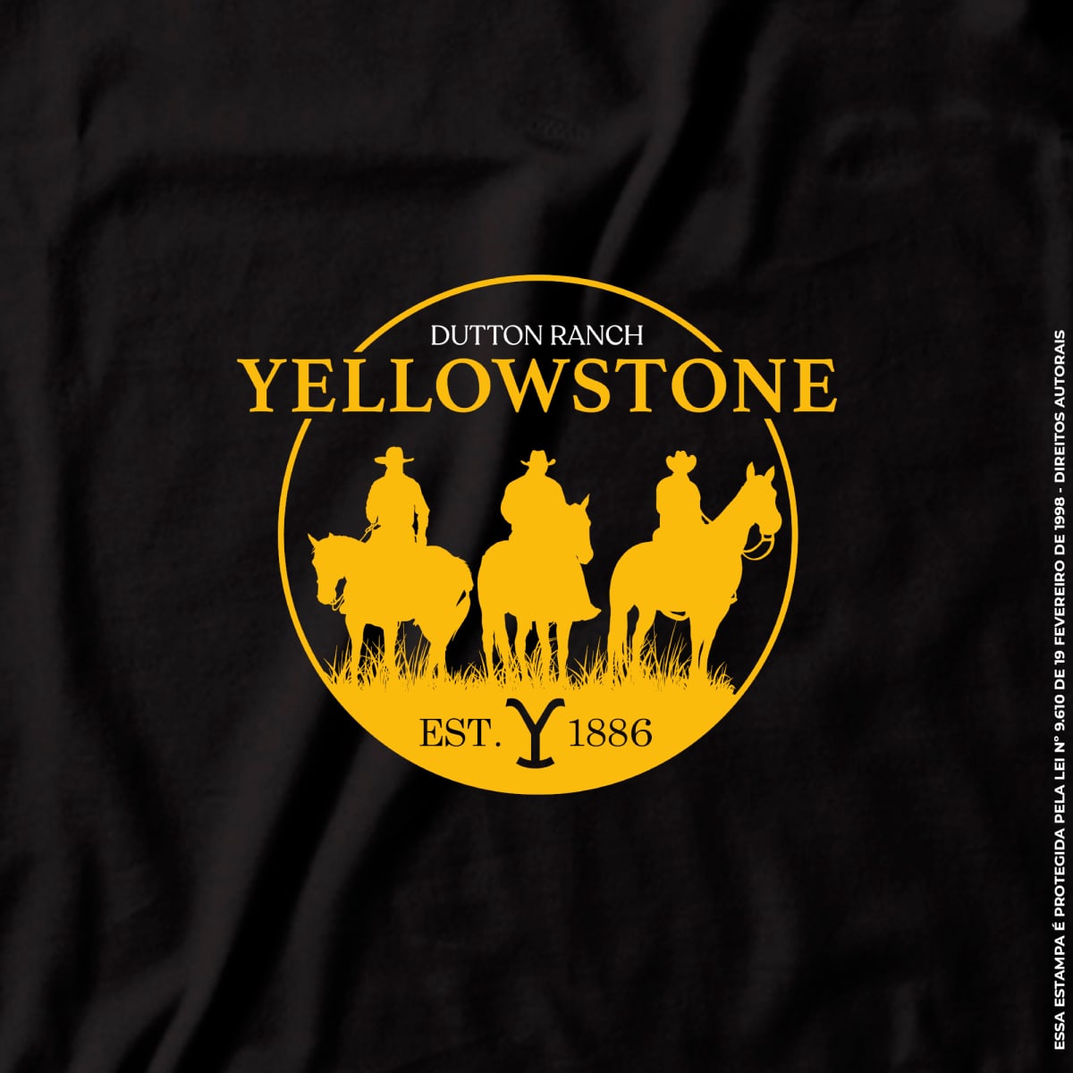 Camiseta Agro Brk Cavaleiros Yellowstone com Algodão Premium - Brk Agro
